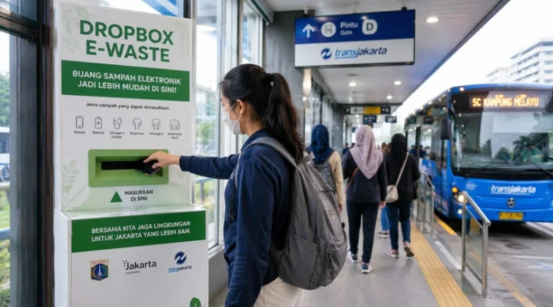 Peduli Sampah Elektronik, Pemprov Jakarta Sediakan Dropbox E-Waste di 10 Halte TransJakarta